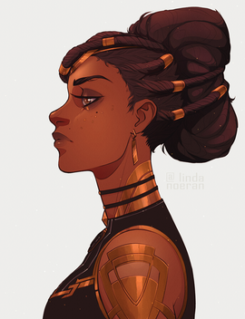 Flat Colours Portrait