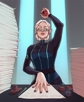 Flat Colours Half Body